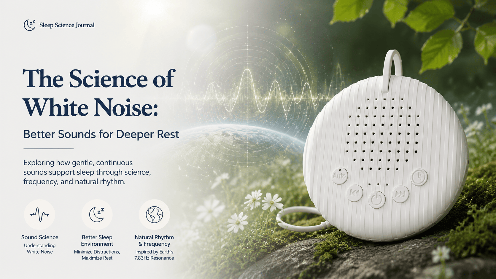 The Science of White Noise: Better Sounds for Deeper Rest