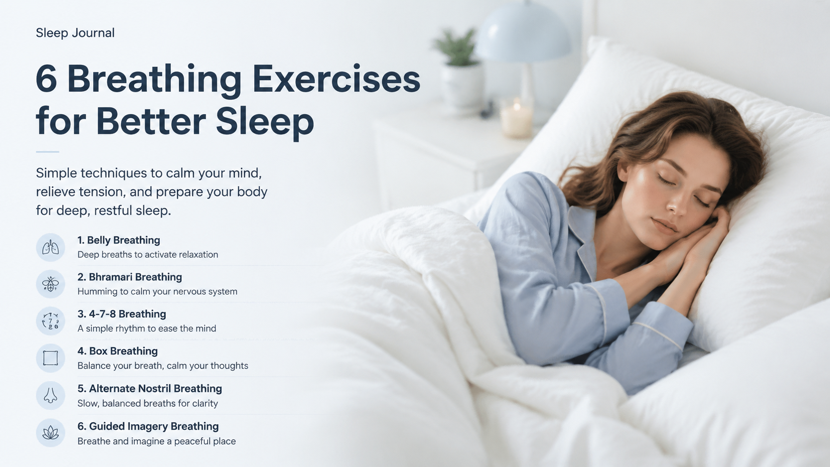 6 Breathing Exercises for Better Sleep: Relax Your Body and Quiet Your Mind