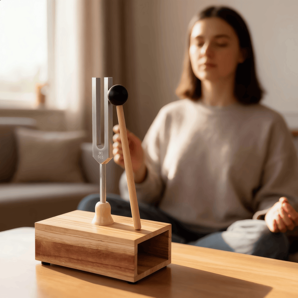 528Hz Tuning Fork for Meditation & Sound Healing