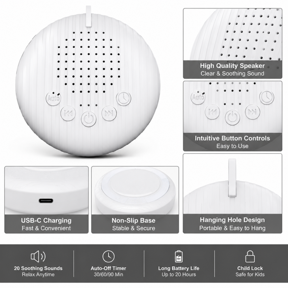 Portable White Noise Machine for Sleeping